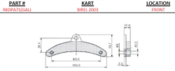 Birel 2003 Front (Medium) (Galfer)