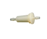 Small Nylon in-line fuel filter gasoline only