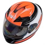 Zamp FS-9 Graphic Orange Black Go Kart Helmet