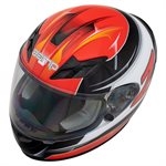 Zamp FS-9 Graphic Red Black Go Kart Helmet