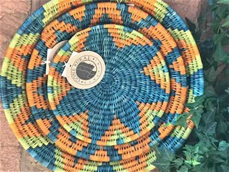 Aloe Patterned Nesting Baskets -  3 Sizes