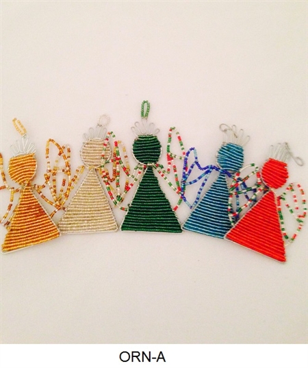 Bead & Wire Angel Ornaments