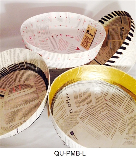 Papier Mache Bowls - Large