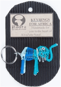 Telephone Wire Keychain - Elephant