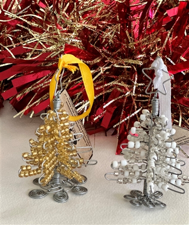 3-D Mini Beaded Trees