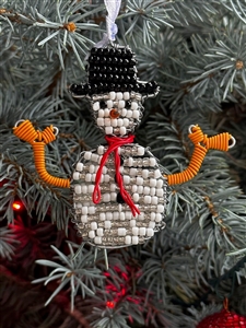 Beaded Snowman Ornament
