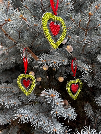 Ornament Double Heart - OUT OF STOCK