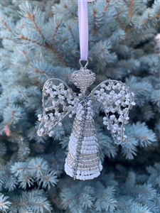 Beaded Standing Angel - Small