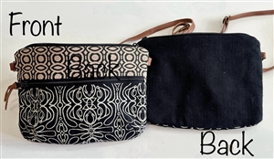 Crossbody/Belt Bag- Black/Tan