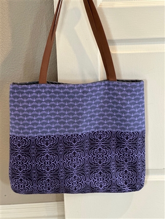 Tote with Leather Handle