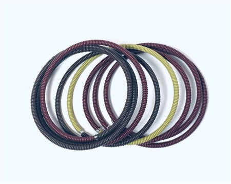 Spiral Color Block Large - Plum