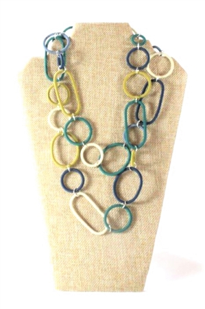 Spiral Ring Necklace Long - Classic Jewel OUT OF STOCK