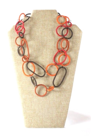 Spiral Ring Necklace Long - SUN