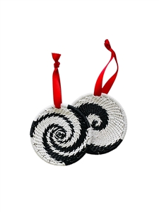 Telephone Wire Disk Ornament