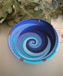 OUT OF STOCK TW Small Shallow Bowl - Sapphire