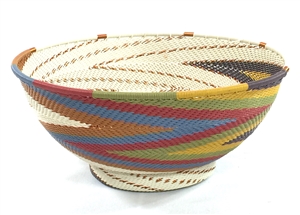 TW Large Round Bowl with Base  / TW-WD-20RB