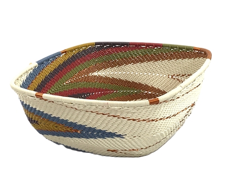 White Desert Mini Square Bowl