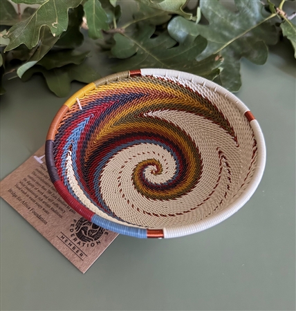 White Desert Small Shallow Bowl