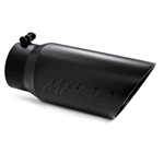 MBRP 5" Black Double Wall Exhaust Tip - 12" Long w/ 4" Inlet