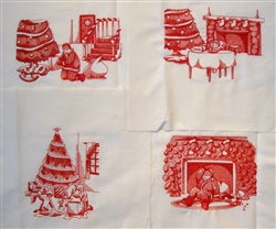 Toile Christmas Scenes