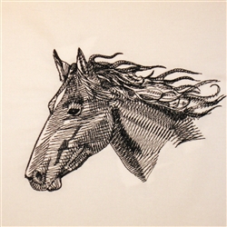 Mustang Horse Head