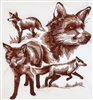 Animal Sketch Single - Fox