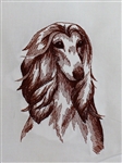 Dogs - Afghan Hound Head