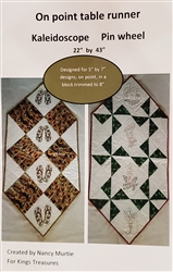 On Point Table Runner Pattern  - by Nancy Murtie for King's Treasures