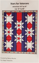 Stars for Veterans - Wheelchair and lap Pattern  - by Nancy Murtie for King's Treasures