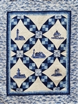 Sea Storm - Lighthouse - Lap Quilt Kit