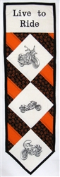 Live to Ride - Motorcycles - Mini Wall Hanging Kit