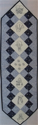 Snowman - Fancy Four Patch Table Runner Kit