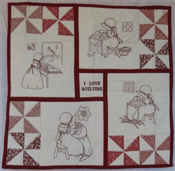 Quilting Ladies - I Love Quilting - Small Wall Hanging Kit