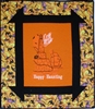 Churn Dash Picture Frame - Happy Haunting -Halloween Lighthouse - Wall Quilt Kit