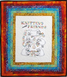 Knitting with Friends - Small Wall Hanging Kit