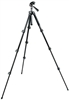 Manfrotto Bogen 293 Compact Aluminum 4 Section (Black) Tripod with (Quick Release) 3 Way Head