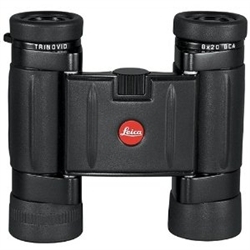 LEICA 8X20mm BCA Black Trinovid Binocular (Rubber Armor) with Case