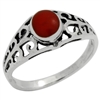 BBR008-RC Silver Kids / Baby Ring