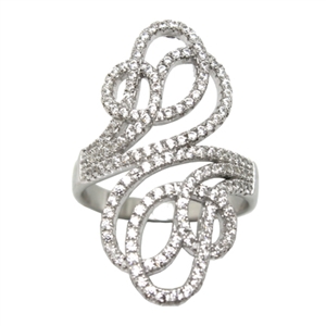 Sterling Silver CZ Rings for Women