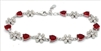 CZBR007 - Sterling Silver CZ Bracelet