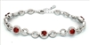 CZBR027 - Sterling Silver CZ Bracelet