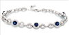 CZBR029 - Sterling Silver CZ Bracelet