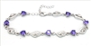 CZBR030 - Sterling Silver CZ Bracelet