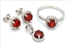CZSS1021-GA Sterling Silver Halo CZ Sets