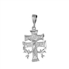 DCP1025 Silver DC Caravaca Cross Pendant 35mm