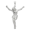 DCP1061 Silver DC Jesus Pendant 65mm