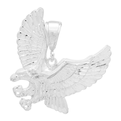 DCP1079 Silver DC Eagle Pendant 38mm