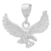 DCP1083 Silver DC Eagle Pendant 35mm