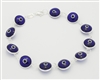 EEB01 - Sterling Silver Evil Eye Bracelet