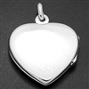 LPS1006 - Silver Heart Plain Locket